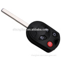 Hot sale ford key blank for ford 4 button remote key shell for ford key case